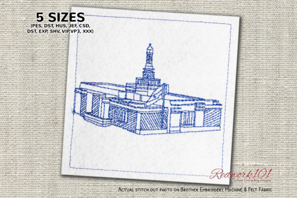Asuncion Paraguay Temple Embroidery
