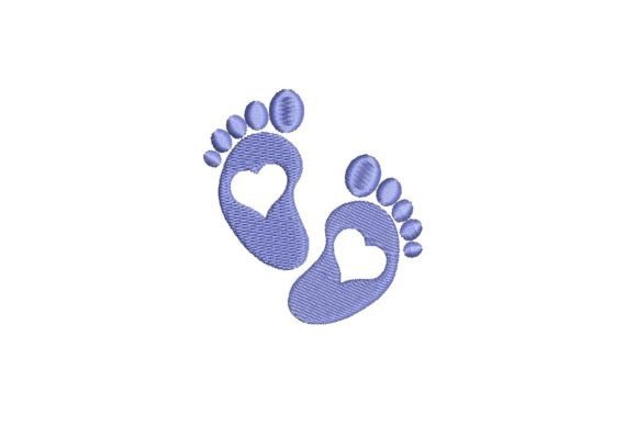 Baby Feet with Hearts: A Tender Touch for Handmade Gifts