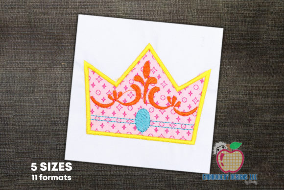 Birthday Crown Applique