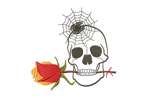 Halloween Skull and Rose Review