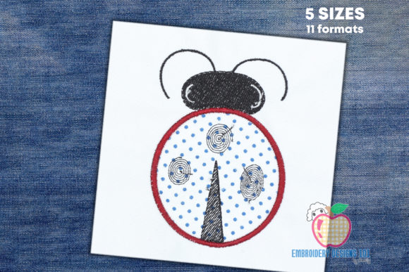 Lady Bug Embroidery Design Review