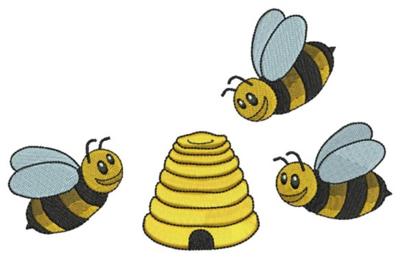 Sweet Bees Embroidery Design Review