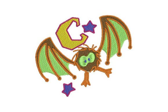 Vampi: A Playful Halloween Embroidery Design for Small Shops